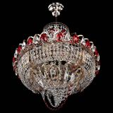 Люстра Кольцо Классика Веер красная в Кирове