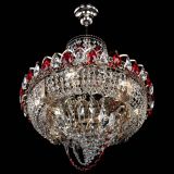 Люстра Кольцо Классика Веер красная в Кирове