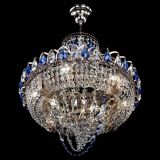 Люстра Кольцо Классика Веер синяя в Кирове