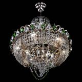 Люстра Кольцо Классика Веер зеленая в Кирове