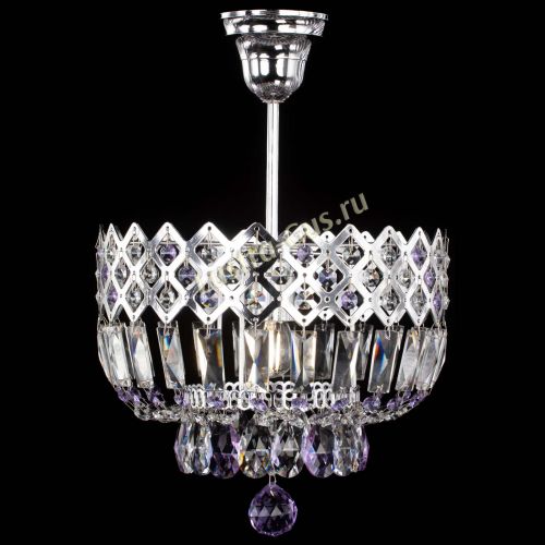 Люстра Корона №1 пластинка фиолетовая в Кирове Гусь Хрустальный