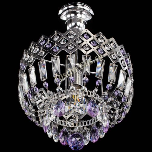 Люстра Корона №1 пластинка фиолетовая в Кирове Гусь Хрустальный