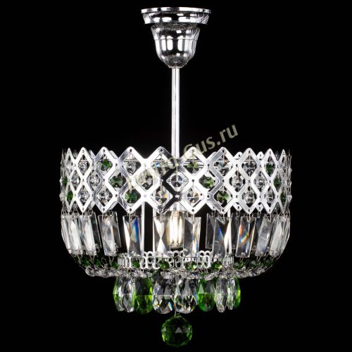 Люстра Корона №1 пластинка зеленая в Кирове Гусь Хрустальный