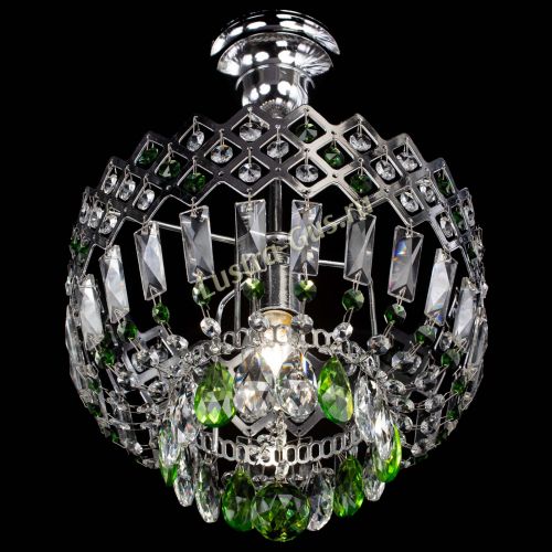 Люстра Корона №1 пластинка зеленая в Кирове Гусь Хрустальный