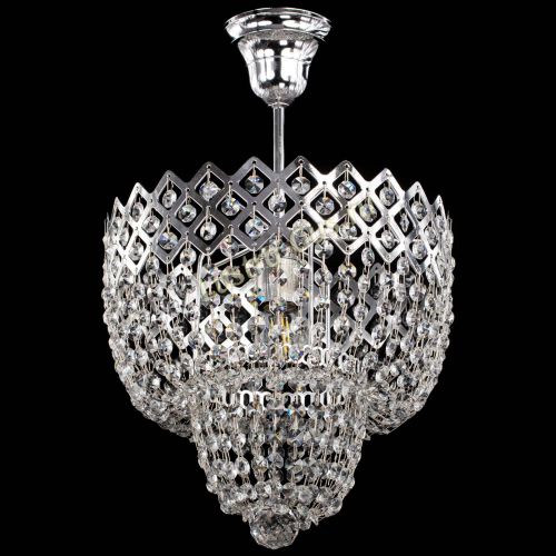 Люстра Корона №2 с подвесом в Кирове Гусь Хрустальный