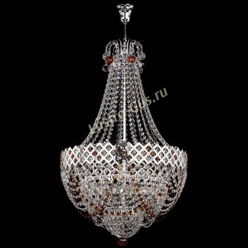 Люстра Корона №5 с подвесом Чайная в Кирове Гусь Хрустальный