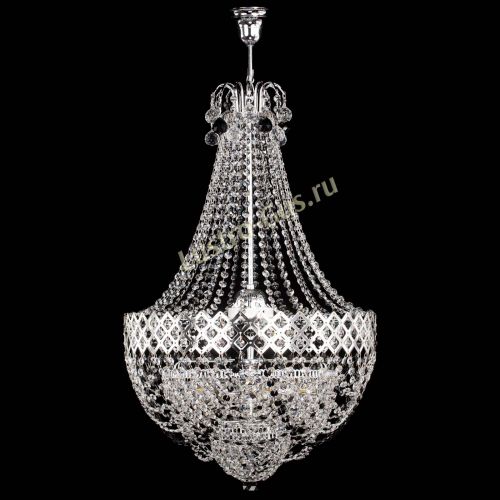 Люстра Корона №5 с подвесом Черная в Кирове Гусь Хрустальный