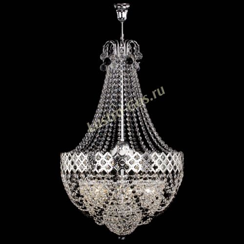 Люстра Корона №5 с подвесом Черная в Кирове Гусь Хрустальный