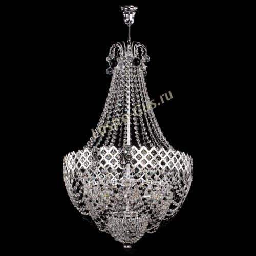 Люстра Корона №5 с подвесом Черная в Кирове Гусь Хрустальный