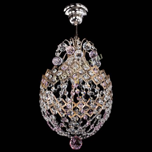 Люстра Корона №6 красная в Кирове Гусь Хрустальный