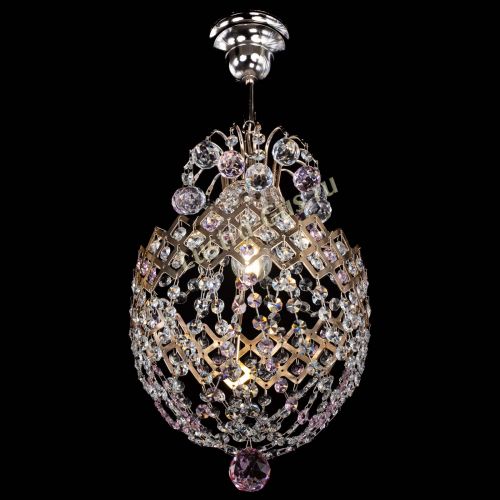 Люстра Корона №6 красная в Кирове Гусь Хрустальный