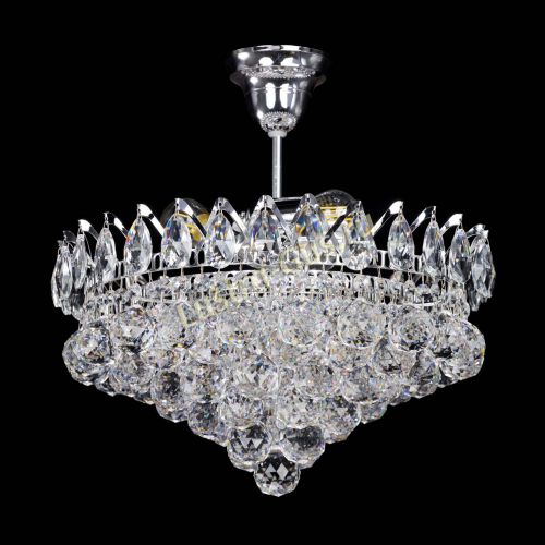 Люстра Корона Капель шар 3 лампы в Кирове Гусь Хрустальный