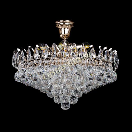 Люстра Корона Капель шар 5 ламп в Кирове Гусь Хрустальный
