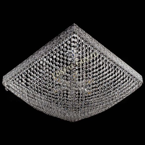 Люстра Квадрат №28 - 600 мм в Кирове Гусь Хрустальный