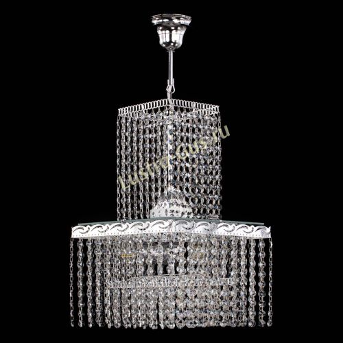 Люстра Квадрат №3 с подвесом в Кирове Гусь Хрустальный