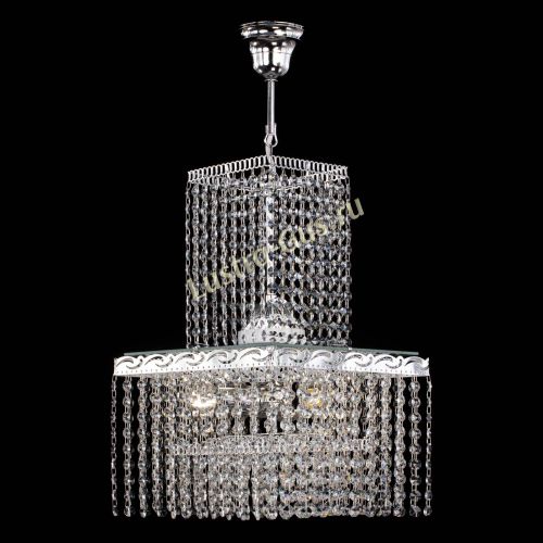 Люстра Квадрат №3 с подвесом в Кирове Гусь Хрустальный