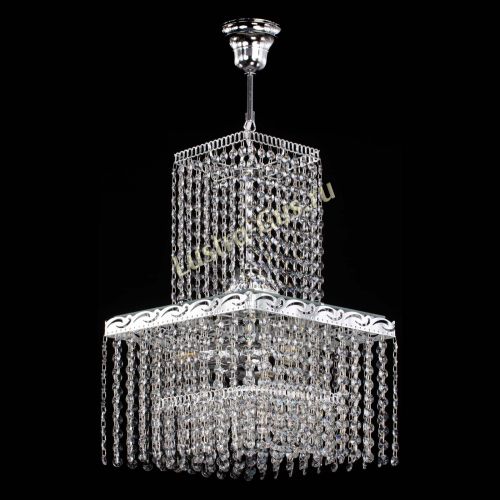 Люстра Квадрат №3 с подвесом в Кирове Гусь Хрустальный