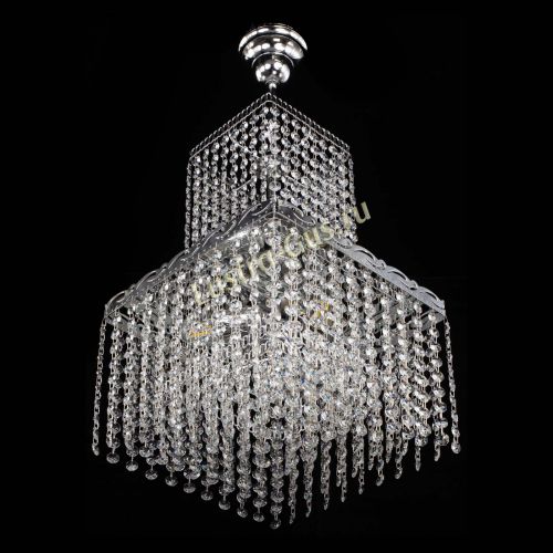 Люстра Квадрат №3 с подвесом в Кирове Гусь Хрустальный