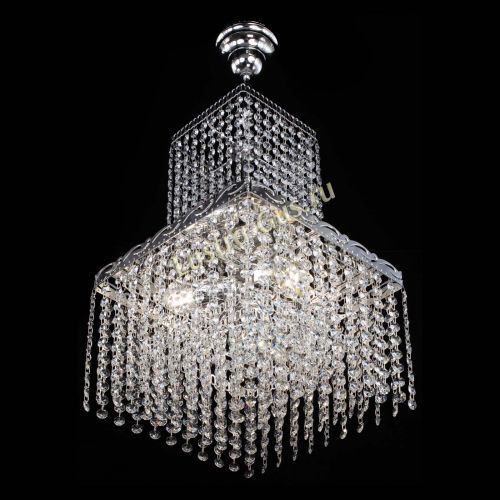 Люстра Квадрат №3 с подвесом в Кирове Гусь Хрустальный