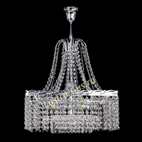 Люстра Квадрат Оптикон с подвесом в Кирове Гусь Хрустальный