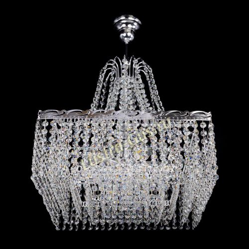 Люстра Квадрат Оптикон с подвесом в Кирове Гусь Хрустальный