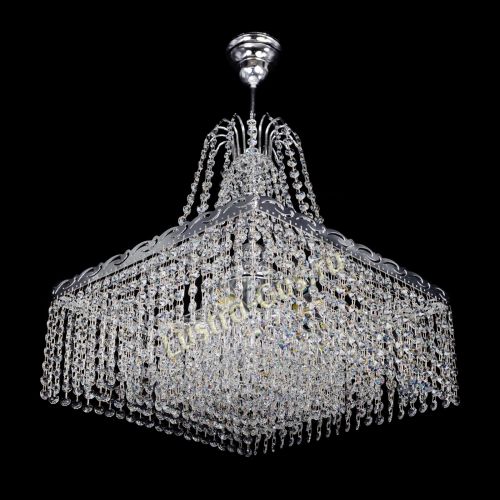 Люстра Квадрат Оптикон с подвесом в Кирове Гусь Хрустальный