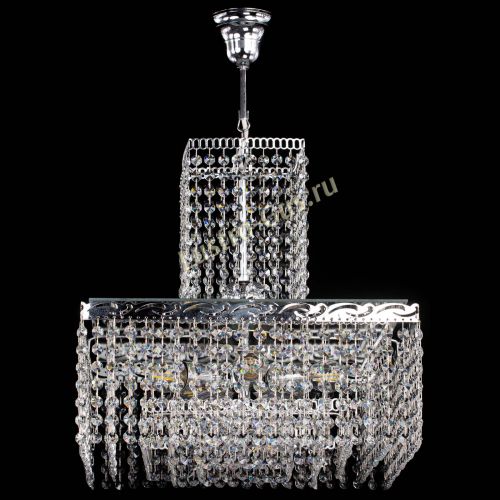 Люстра Квадрат с подвесом в Кирове Гусь Хрустальный