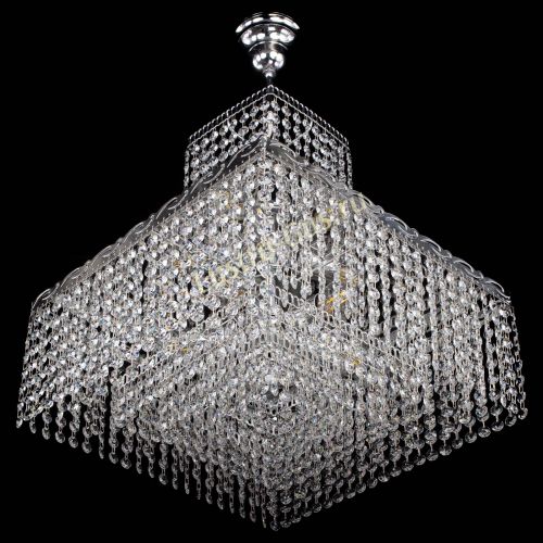 Люстра Квадрат с подвесом в Кирове Гусь Хрустальный