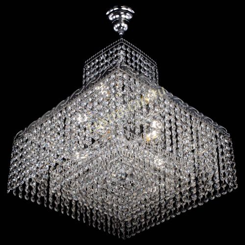 Люстра Квадрат с подвесом в Кирове Гусь Хрустальный