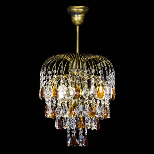 Люстра Лора №3 под бронзу чайная в Кирове Гусь Хрустальный