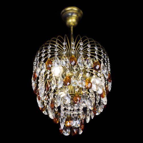 Люстра Лора №3 под бронзу чайная в Кирове Гусь Хрустальный