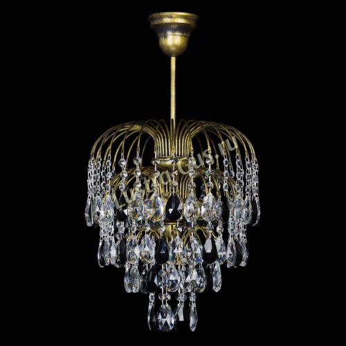 Люстра Лора №3 под бронзу черная в Кирове Гусь Хрустальный