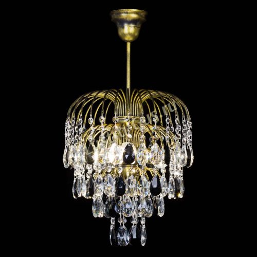 Люстра Лора №3 под бронзу черная в Кирове Гусь Хрустальный