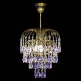 Люстра Лора №3 под бронзу фиолетовая в Кирове