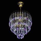 Люстра Лора №3 под бронзу фиолетовая в Кирове
