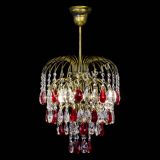 Люстра Лора №3 под бронзу красная в Кирове