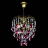 Люстра Лора №3 под бронзу красная в Кирове