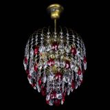 Люстра Лора №3 под бронзу красная в Кирове