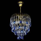 Люстра Лора №3 под бронзу синяя в Кирове