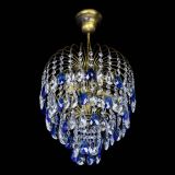 Люстра Лора №3 под бронзу синяя в Кирове