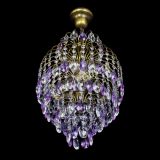 Люстра Лора №3 журавлик Фиолетовая под бронзу в Кирове