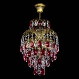 Люстра Лора №3 журавлик Красная под бронзу в Кирове