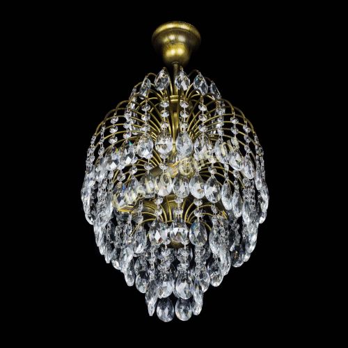 Люстра Лора №3 журавлик под бронзу в Кирове Гусь Хрустальный