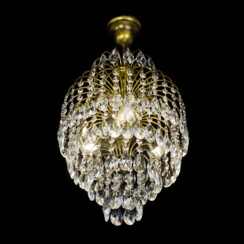 Люстра Лора №3 журавлик под бронзу в Кирове Гусь Хрустальный