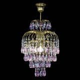 Люстра Лора №3 журавлик Розовая под бронзу в Кирове