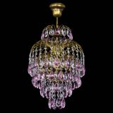 Люстра Лора №3 журавлик Розовая под бронзу в Кирове