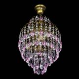 Люстра Лора №3 журавлик Розовая под бронзу в Кирове