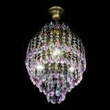 Люстра Лора №3 журавлик Розовая под бронзу в Кирове