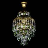 Люстра Лора №3 журавлик Зеленая под бронзу в Кирове