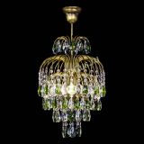 Люстра Лора №3 журавлик Зеленая под бронзу в Кирове